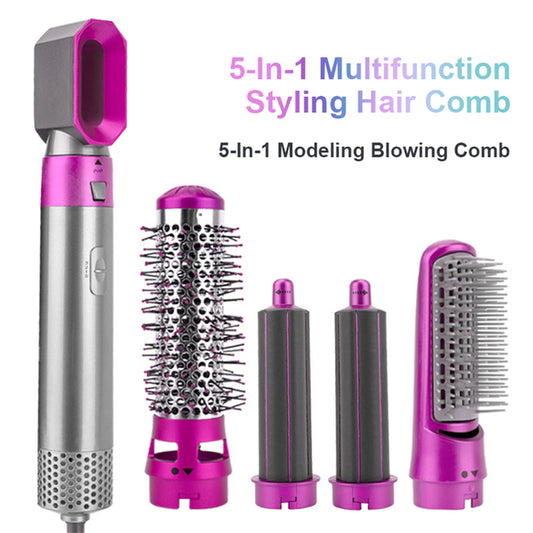 5-in-1 Hair Curler and Straightener